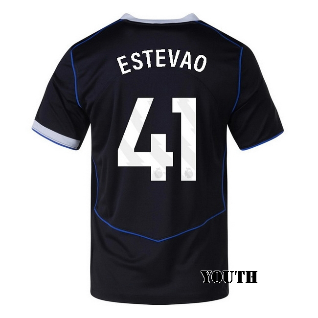 2025/26 Estevao #41 Third Youth Soccer Jersey