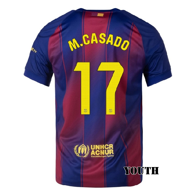 2025/26 Marc Casado #17 Home Youth Soccer Jersey
