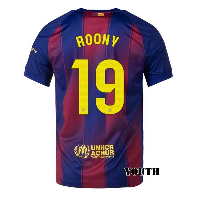 2025/26 Roony Bardghji #19 Home Youth Soccer Jersey