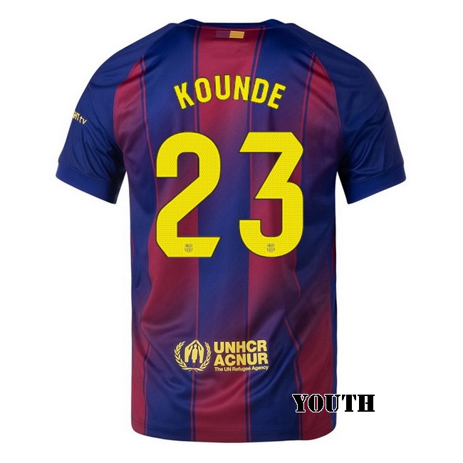 2025/26 Jules Kounde #23 Home Youth Soccer Jersey