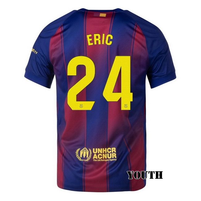 2025/26 Eric Garcia #24 Home Youth Soccer Jersey