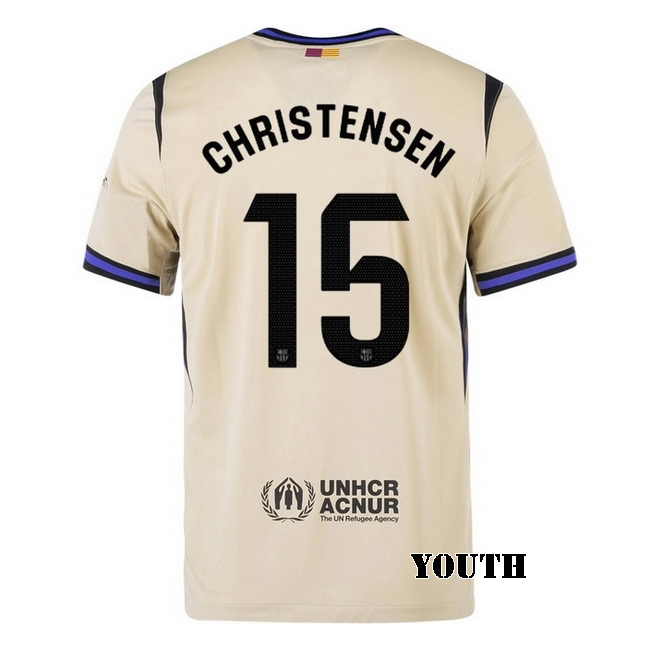 2025/26 Andreas Christensen #15 Away Youth Soccer Jersey