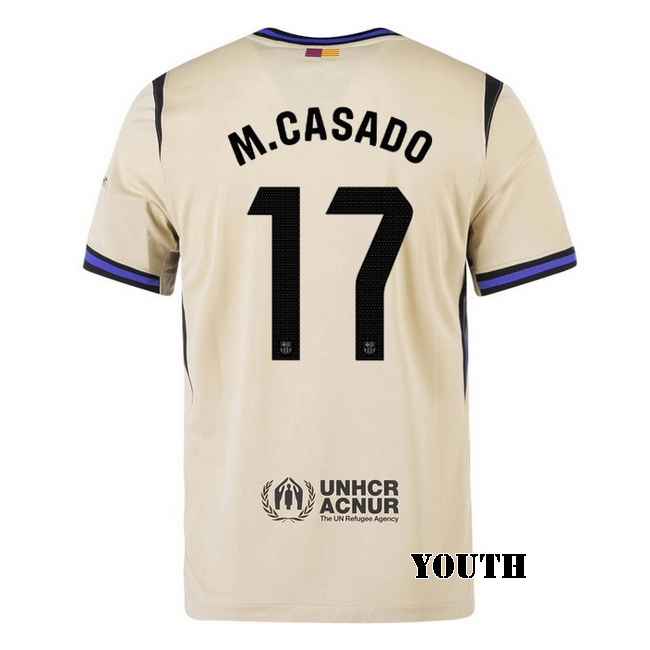 2025/26 Marc Casado #17 Away Youth Soccer Jersey