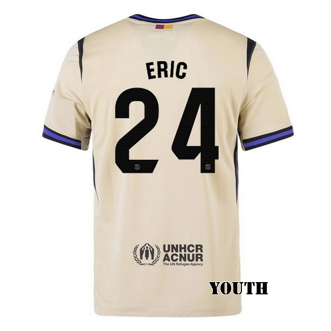 2025/26 Eric Garcia #24 Away Youth Soccer Jersey