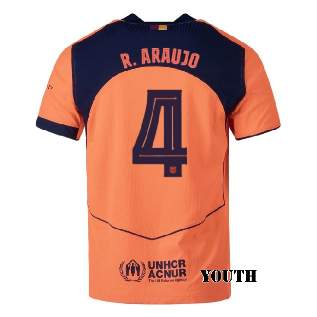 2025/26 Ronald Araujo #4 Third Youth Soccer Jersey