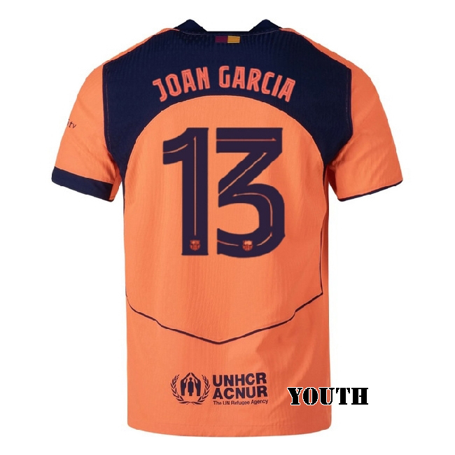 2025/26 Joan Garcia #13 Third Youth Soccer Jersey