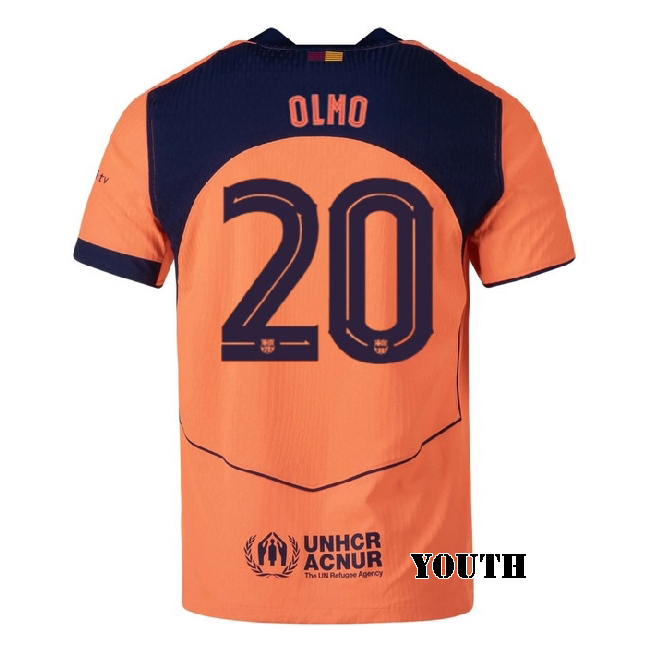 2025/26 Dani Olmo #20 Third Youth Soccer Jersey