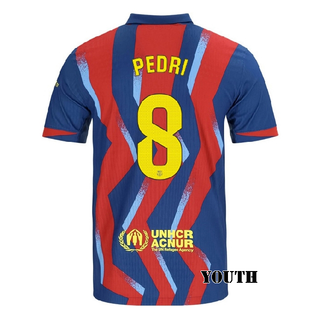 2025/26 Pedri #8 Fourth Youth Soccer Jersey