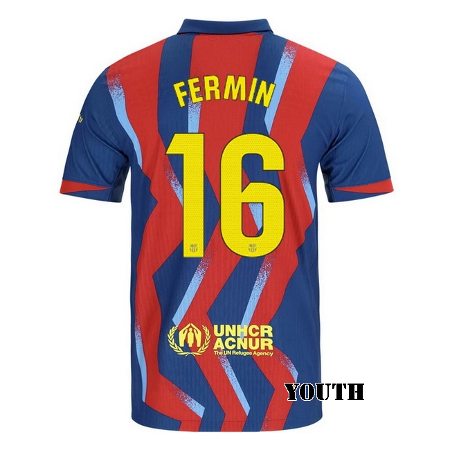 2025/26 Fermin Lopez #16 Fourth Youth Soccer Jersey