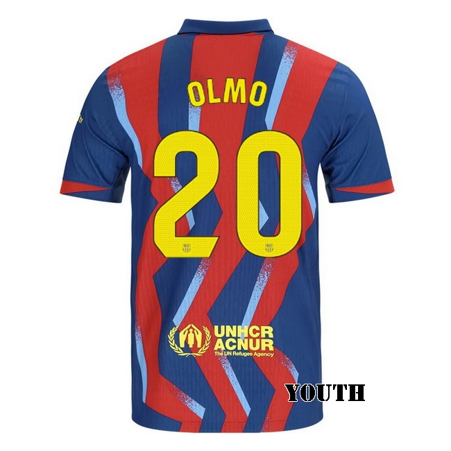 2025/26 Dani Olmo #20 Fourth Youth Soccer Jersey