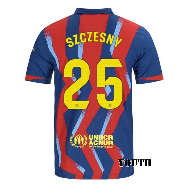 2025/26 Wojciech Szczesny #25 Fourth Youth Soccer Jersey