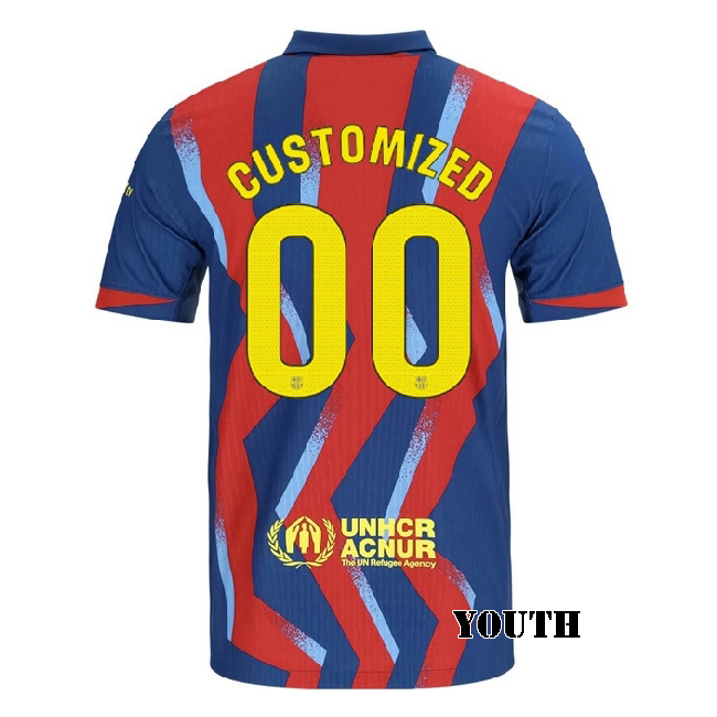 2025/26 CUSTOMIZED O #00 Fourth Youth Soccer Jersey