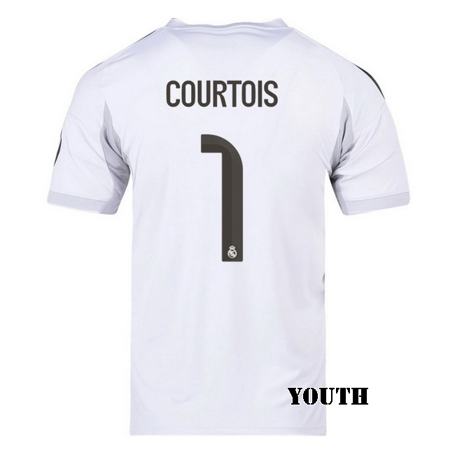 2025/26 Thibaut Courtois #1 Home Youth Soccer Jersey