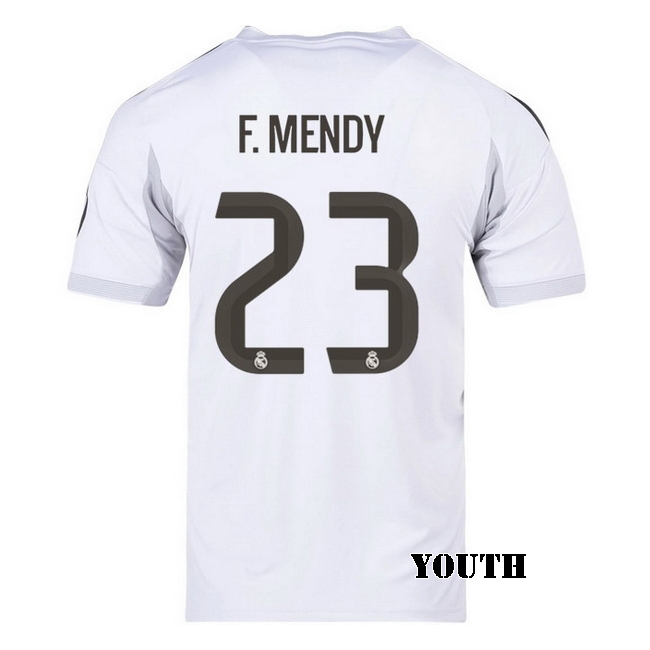 2025/26 Ferland Mendy #23 Home Youth Soccer Jersey