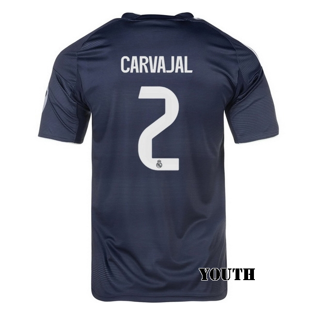 2025/26 Daniel Carvajal #2 Away Youth Soccer Jersey