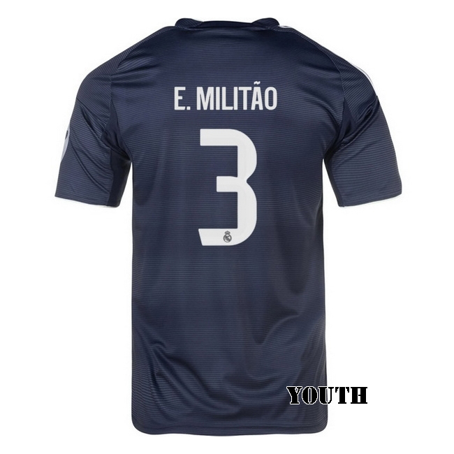 2025/26 Eder Militao #3 Away Youth Soccer Jersey
