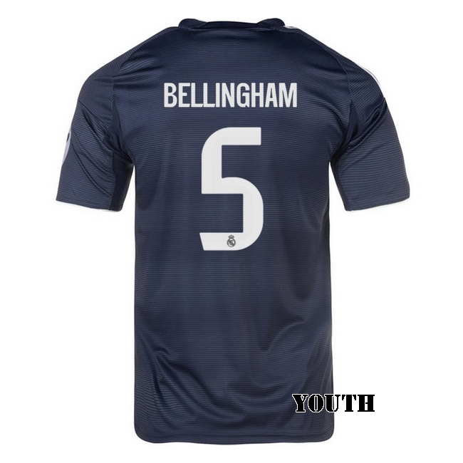 2025/26 Jude Bellingham #5 Away Youth Soccer Jersey