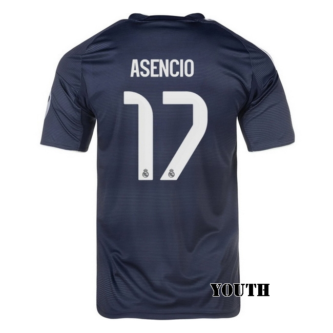 2025/26 Raul Asencio #17 Away Youth Soccer Jersey