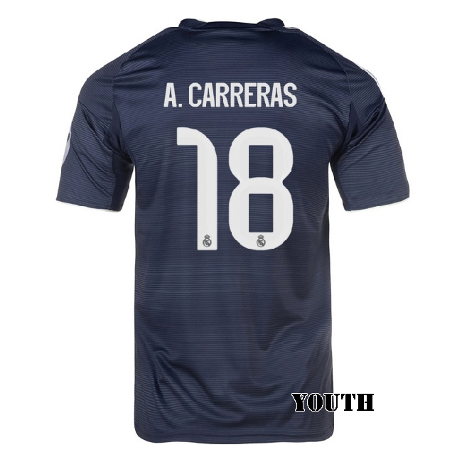 2025/26 Alvaro Carreras #18 Away Youth Soccer Jersey