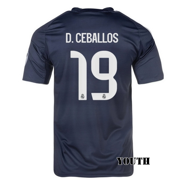 2025/26 Dani Ceballos #19 Away Youth Soccer Jersey