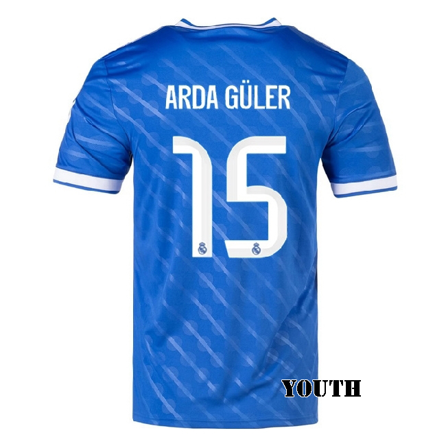 2025/26 Arda Guler #15 Third Youth Soccer Jersey
