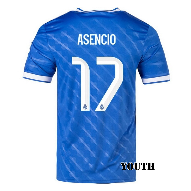 2025/26 Raul Asencio #17 Third Youth Soccer Jersey