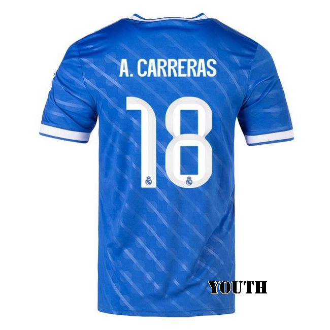 2025/26 Alvaro Carreras #18 Third Youth Soccer Jersey