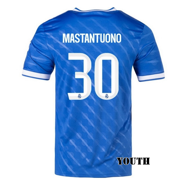 2025/26 Franco Mastantuono #30 Third Youth Soccer Jersey