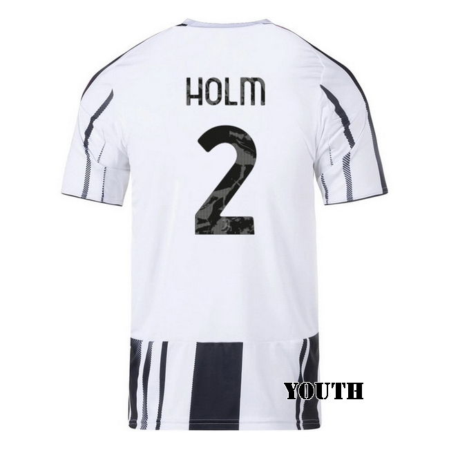 2025/26 Emil Holm #2 Home Youth Soccer Jersey