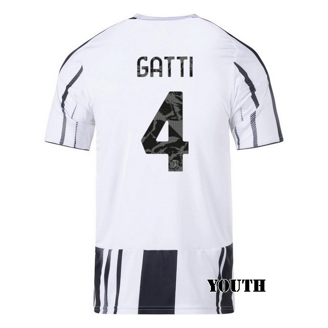 2025/26 Federico Gatti #4 Home Youth Soccer Jersey