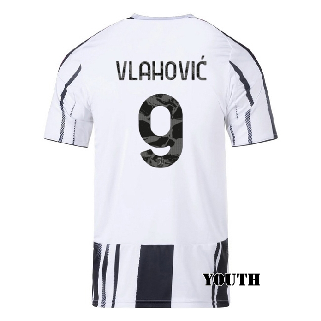 2025/26 Dusan Vlahovic #9 Home Youth Soccer Jersey