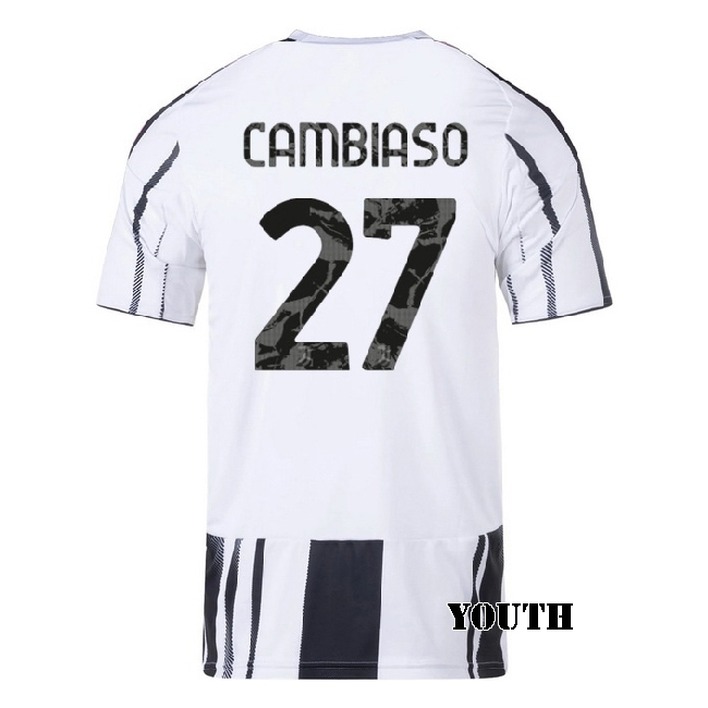 2025/26 Andrea Cambiaso #27 Home Youth Soccer Jersey