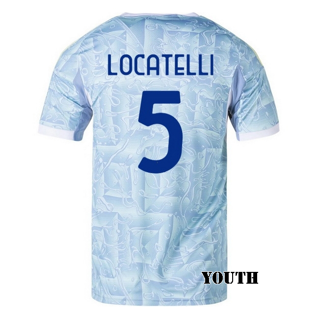 2025/26 Manuel Locatelli #5 Away Youth Soccer Jersey