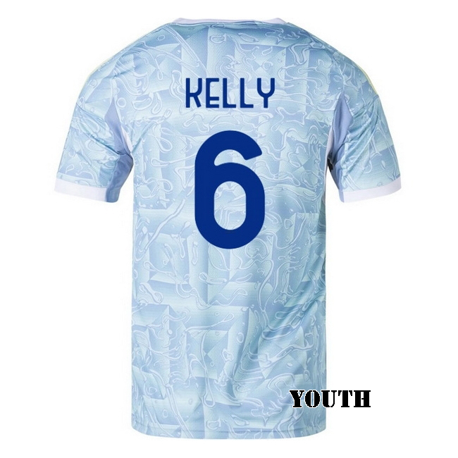 2025/26 Lloyd Kelly #6 Away Youth Soccer Jersey