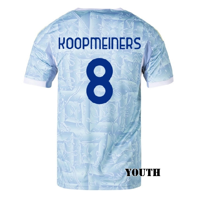2025/26 Teun Koopmeiners #8 Away Youth Soccer Jersey