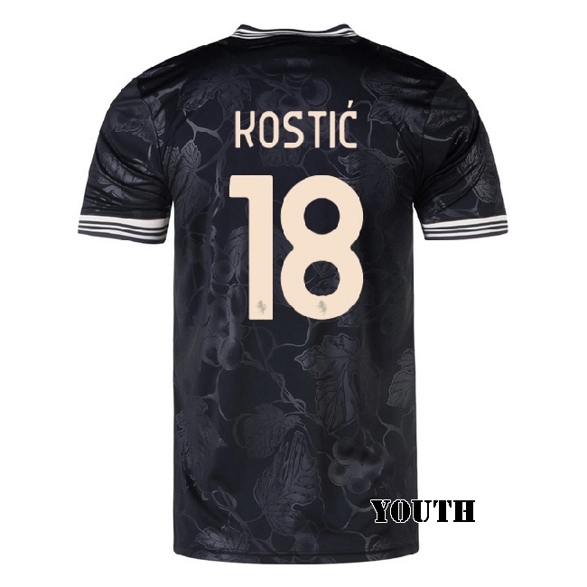 2025/26 Filip Kostic #18 Third Youth Soccer Jersey