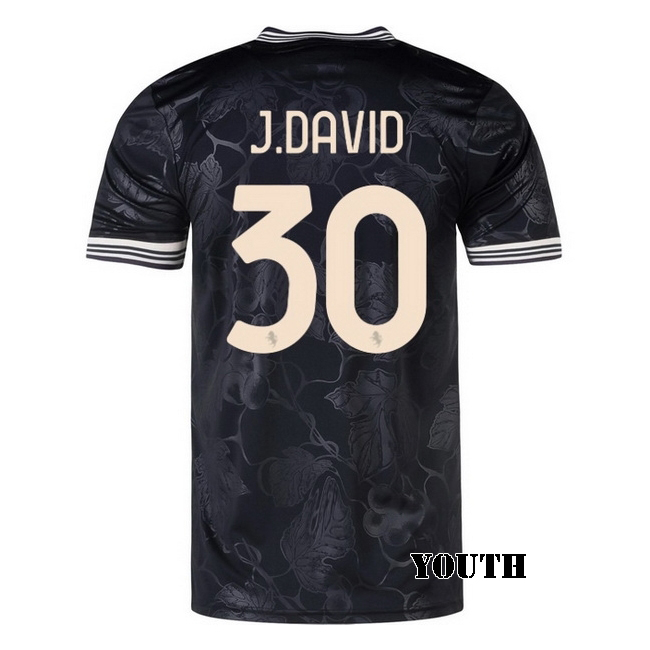 2025/26 Jonathan David #30 Third Youth Soccer Jersey