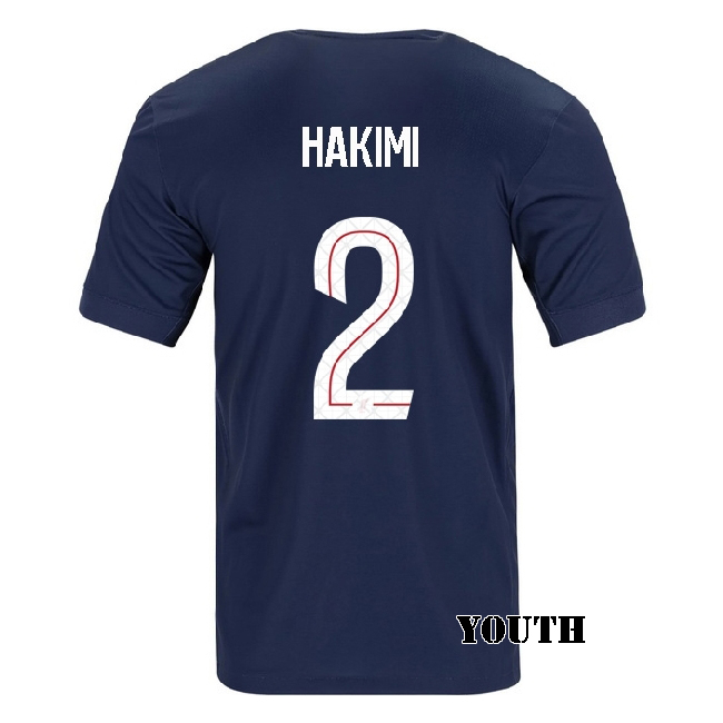 2025/26 Achraf Hakimi #2 Home Youth Soccer Jersey