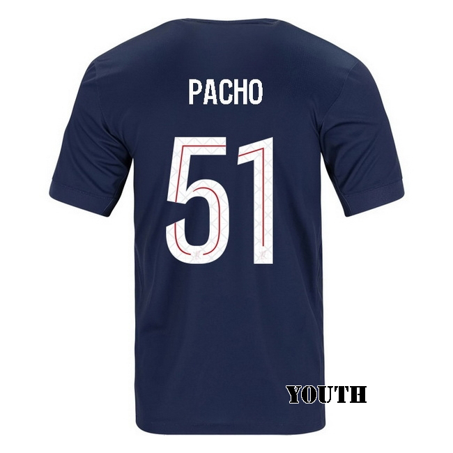 2025/26 Willian Pacho #51 Home Youth Soccer Jersey