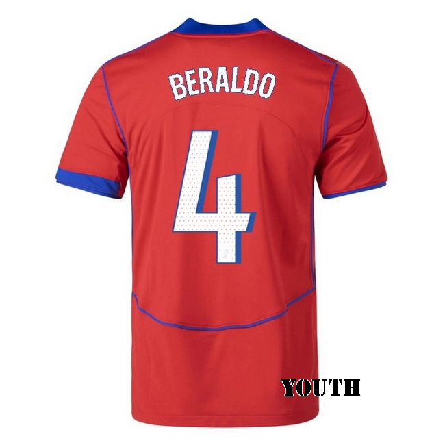 2025/26 Lucas Beraldo #4 Third Youth Soccer Jersey