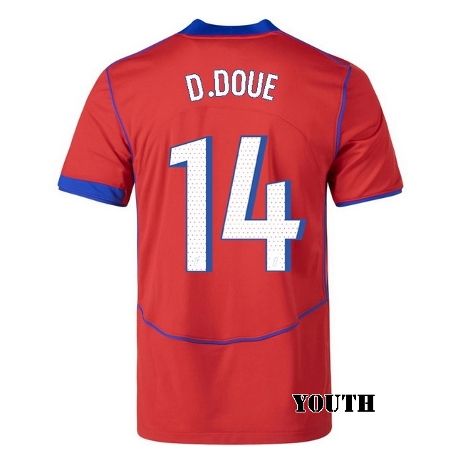 2025/26 Desire Doue #14 Third Youth Soccer Jersey