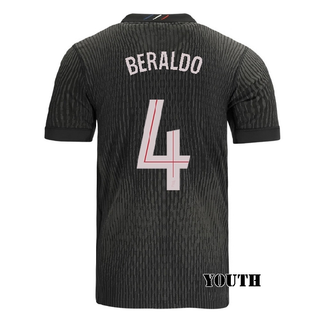 2025/26 Lucas Beraldo #4 Fourth Youth Soccer Jersey