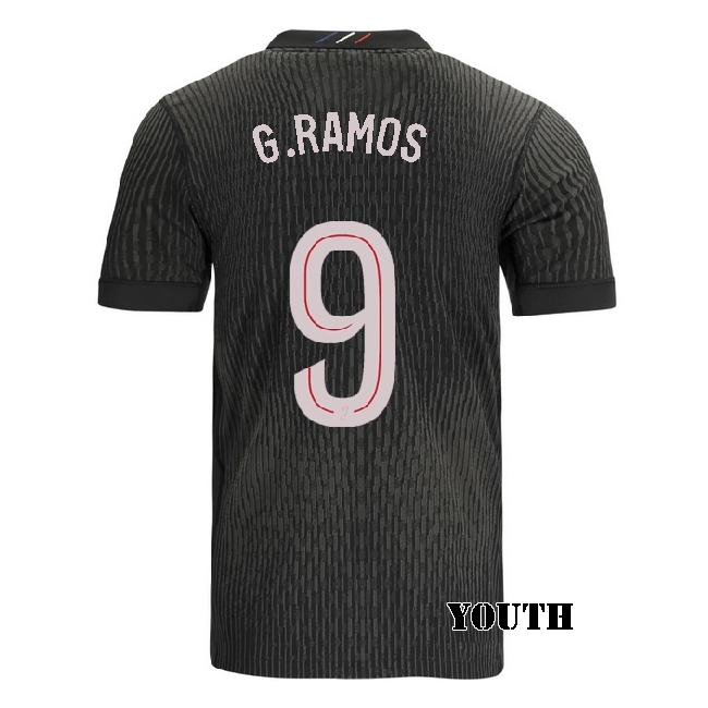 2025/26 Goncalo Ramos #9 Fourth Youth Soccer Jersey