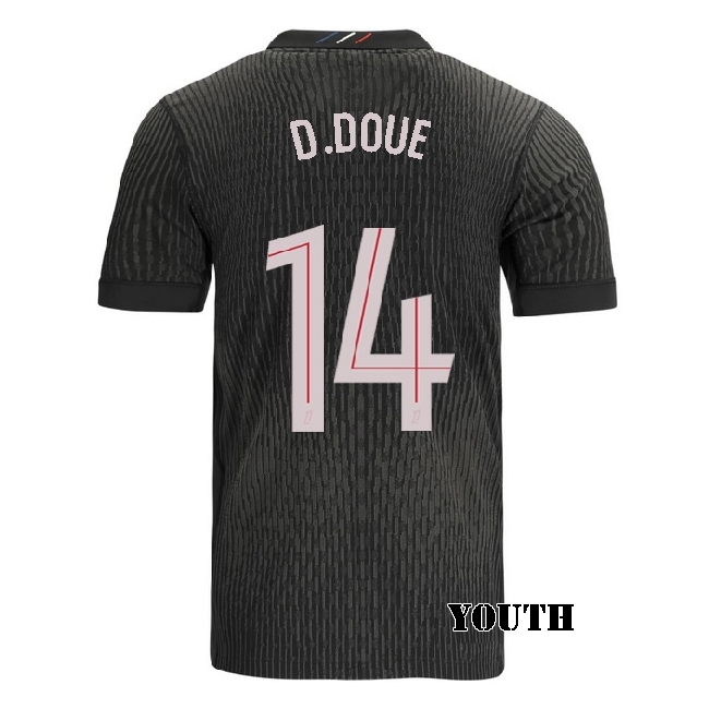 2025/26 Desire Doue #14 Fourth Youth Soccer Jersey