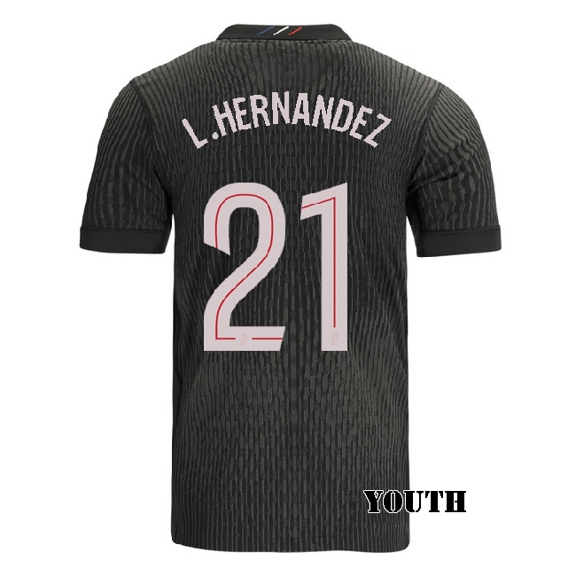 2025/26 Lucas Hernandez #21 Fourth Youth Soccer Jersey