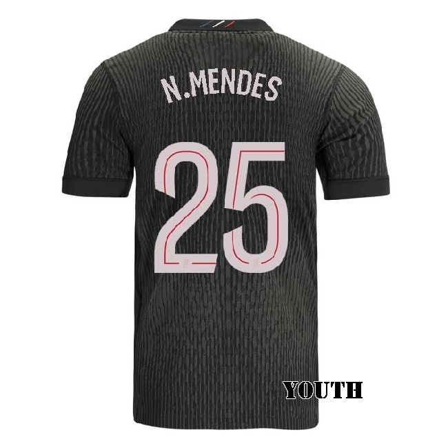 2025/26 Nuno Mendes #25 Fourth Youth Soccer Jersey