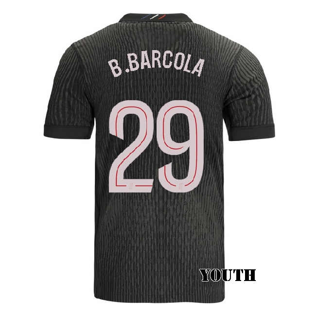 2025/26 Bradley Barcola #29 Fourth Youth Soccer Jersey